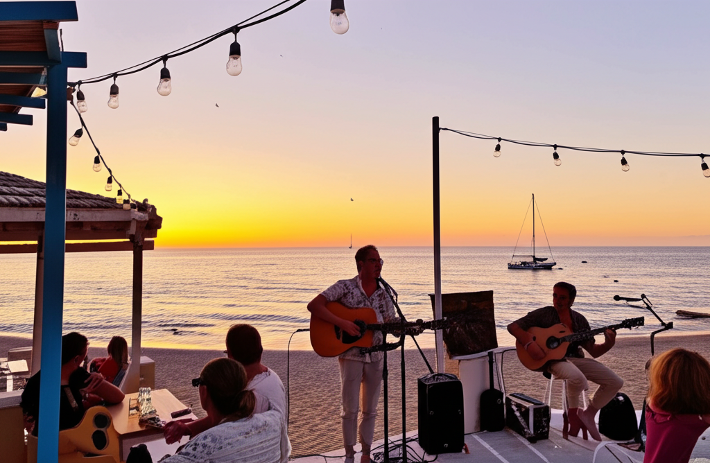 Música en vivo al atardecer
